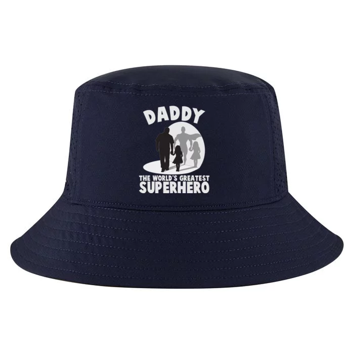 Daddy The World's Greatest Superhero Father's Day Cool Comfort Performance Bucket Hat