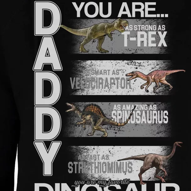 Daddy You Are My Favorite Dinosaur T-Rex Womens Funnel Neck Pullover Hood