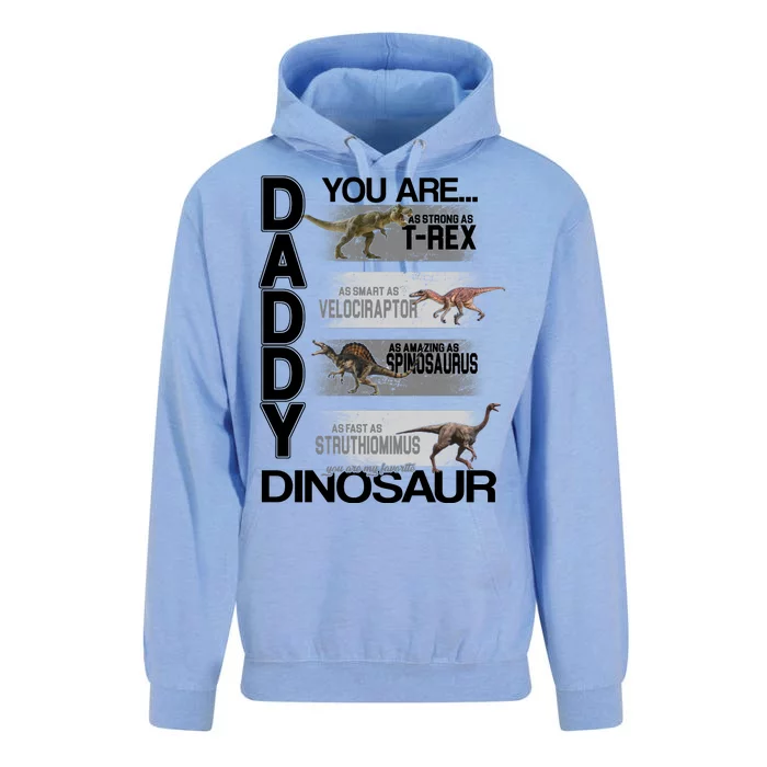 Daddy You Are My Favorite Dinosaur T-Rex Unisex Surf Hoodie