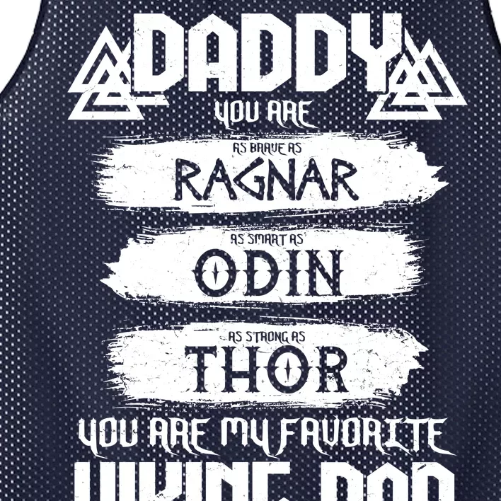 Daddy You Are My Favorite Viking Dad Mesh Reversible Basketball Jersey Tank