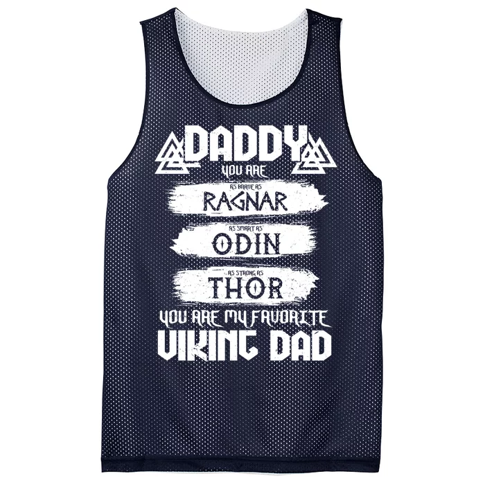 Daddy You Are My Favorite Viking Dad Mesh Reversible Basketball Jersey Tank