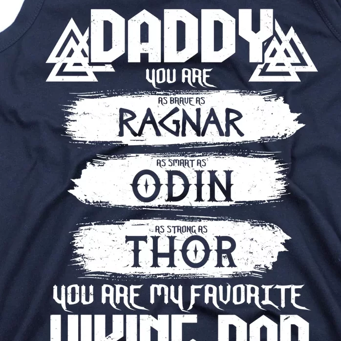 Daddy You Are My Favorite Viking Dad Tank Top