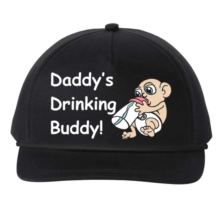 Daddy's Drinking Buddy Snapback Five-Panel Rope Hat