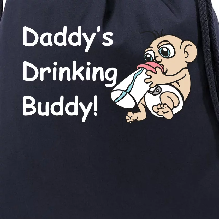 Daddy's Drinking Buddy Drawstring Bag