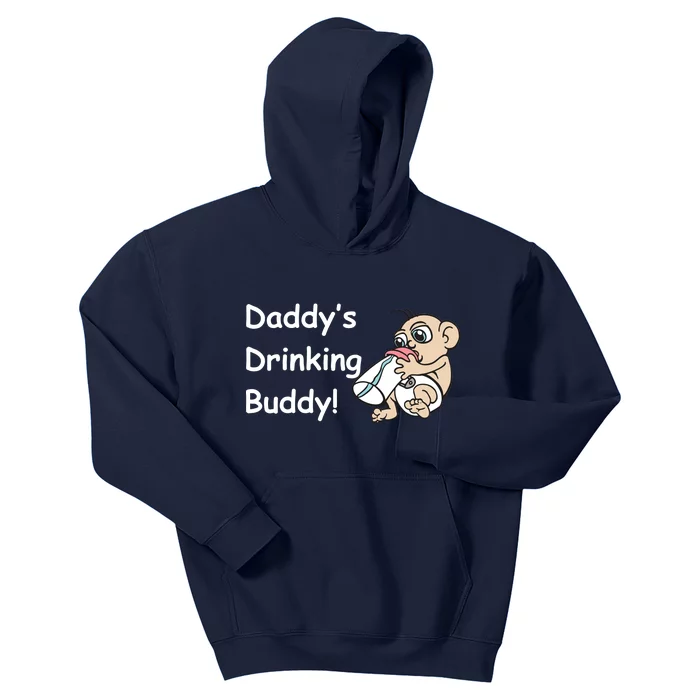 Daddy's Drinking Buddy Kids Hoodie