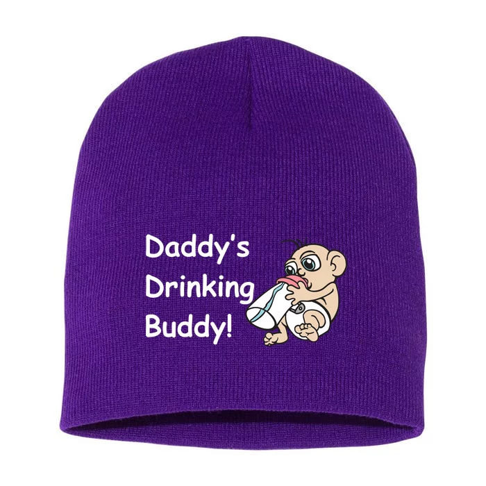 Daddy's Drinking Buddy Short Acrylic Beanie