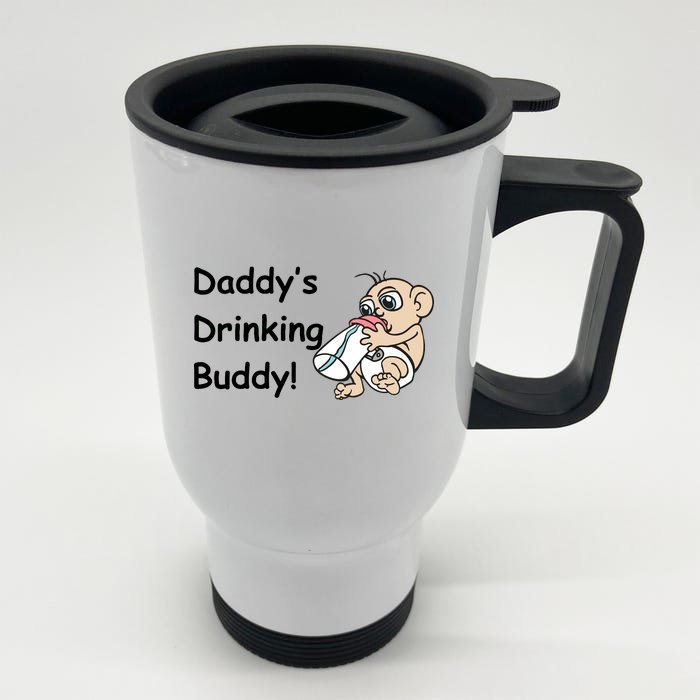 Daddy's Drinking Buddy Front & Back Stainless Steel Travel Mug