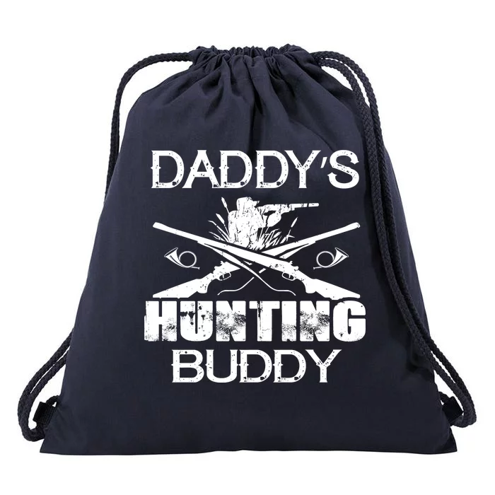 Daddy's Hunting Buddy Drawstring Bag