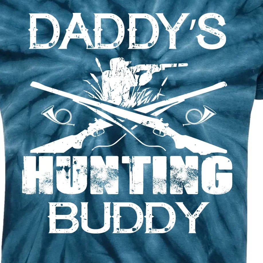 Daddy's Hunting Buddy Kids Tie-Dye T-Shirt