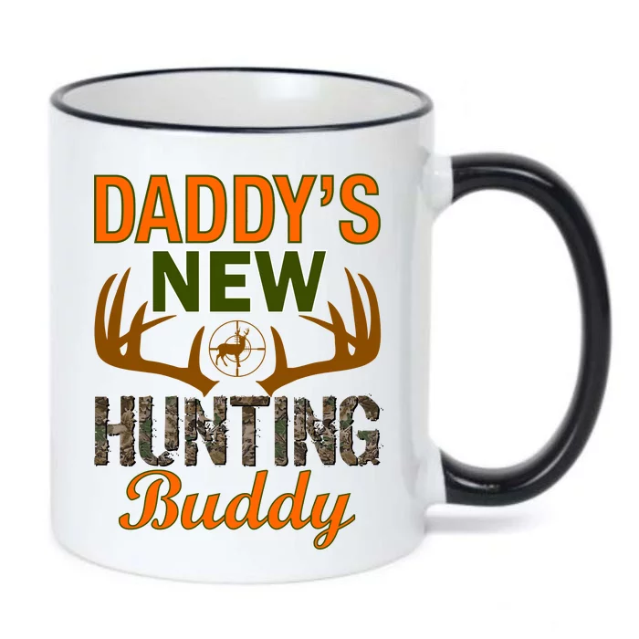 Daddy's New Hunting Buddy Black Color Changing Mug