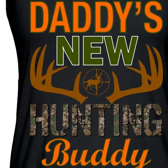 Daddy's New Hunting Buddy Ladies Essential Flowy Tank