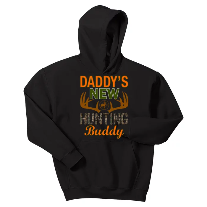 Daddy's New Hunting Buddy Kids Hoodie