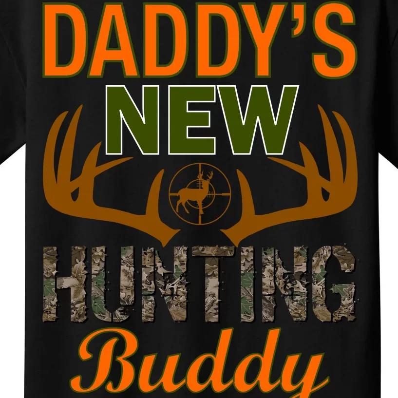 Daddy's New Hunting Buddy Kids T-Shirt