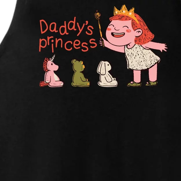 Daddy's Princess Ladies Tri-Blend Wicking Tank