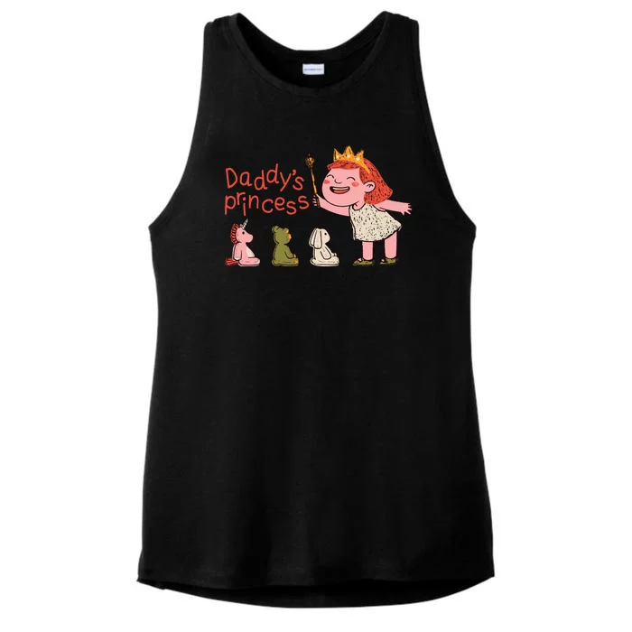 Daddy's Princess Ladies Tri-Blend Wicking Tank