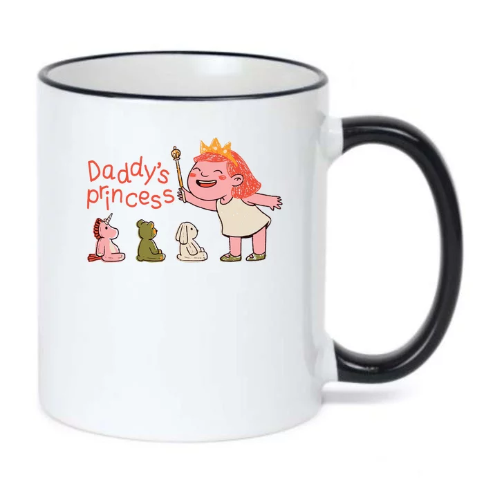 Daddy's Princess Black Color Changing Mug