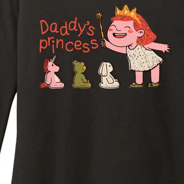 Daddy's Princess Womens CVC Long Sleeve Shirt