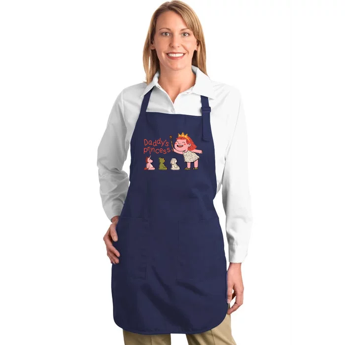 Daddy's Princess Full-Length Apron With Pocket