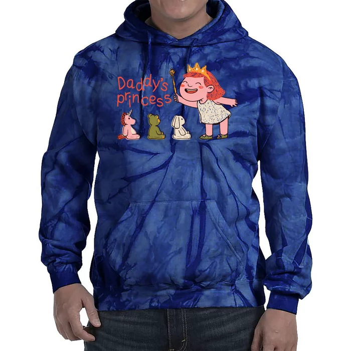 Daddy's Princess Tie Dye Hoodie