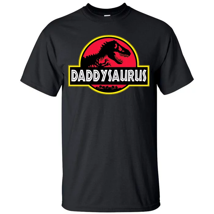 Daddysaurus Funny Daddy Dinosaur Tall T-Shirt