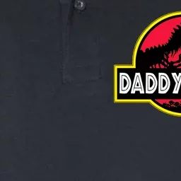 Daddysaurus Funny Daddy Dinosaur Softstyle Adult Sport Polo