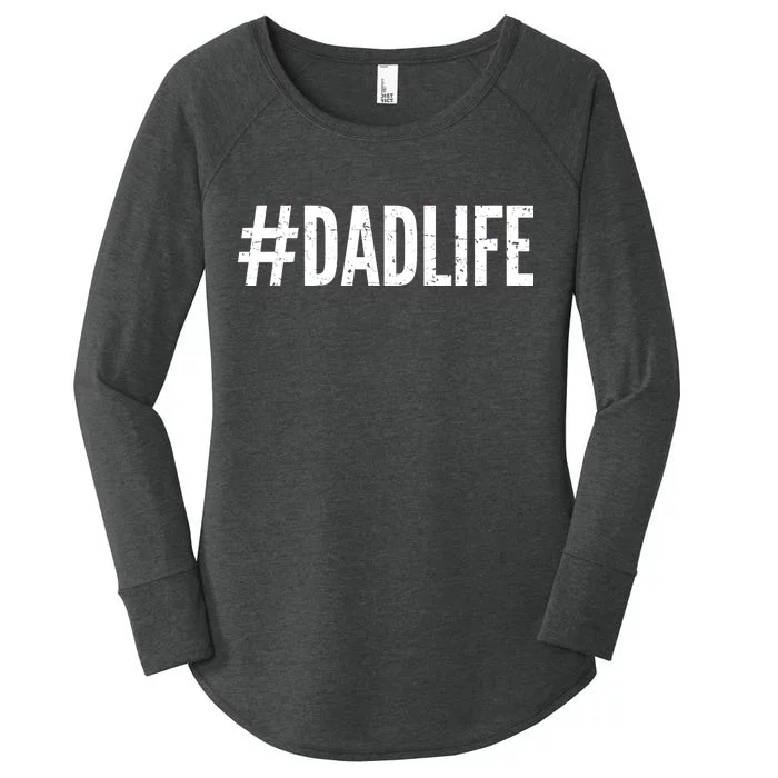 Dadlife Women's Perfect Tri Tunic Long Sleeve Shirt