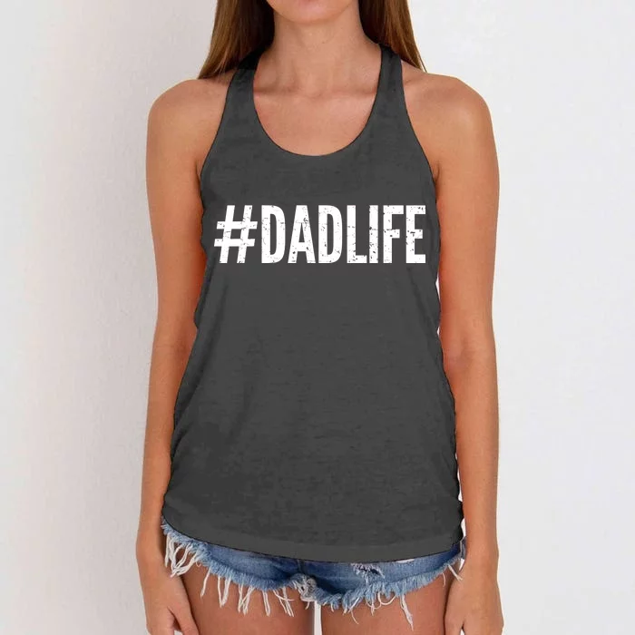 Dadlife Women's Knotted Racerback Tank