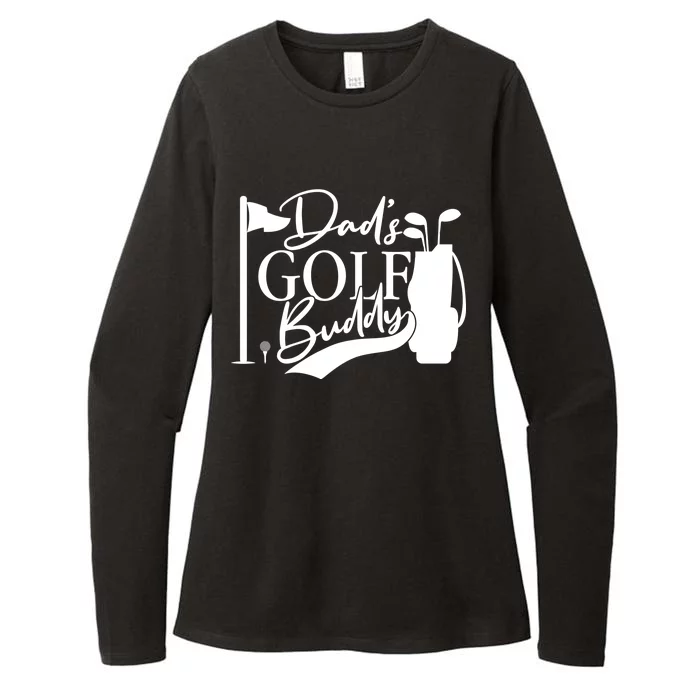 Dad's Golf Buddy Womens CVC Long Sleeve Shirt