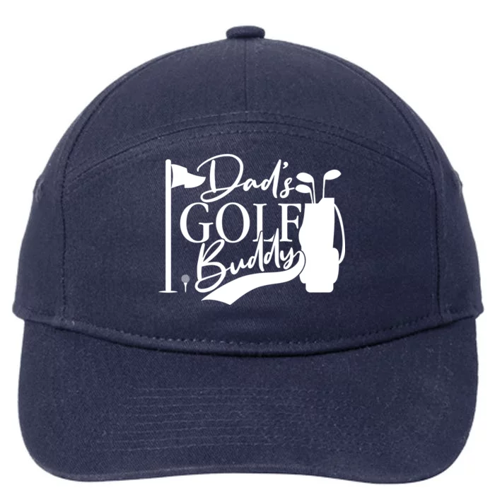 Dad's Golf Buddy 7-Panel Snapback Hat