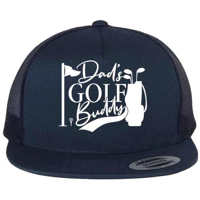 Dad's Golf Buddy Flat Bill Trucker Hat