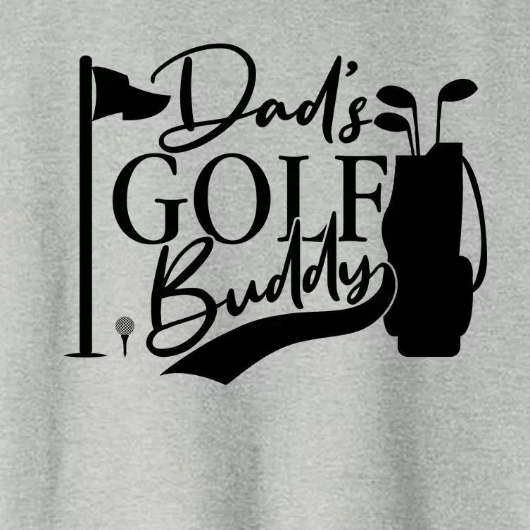 Dad's Golf Buddy Women's Crop Top Tee