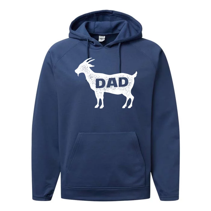 Dads The GOAT Performance Fleece Hoodie