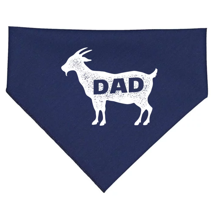 Dads The GOAT USA-Made Doggie Bandana