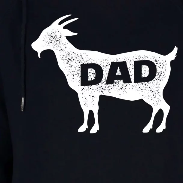 Dads The GOAT Womens Funnel Neck Pullover Hood