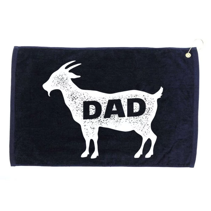 Dads The GOAT Grommeted Golf Towel