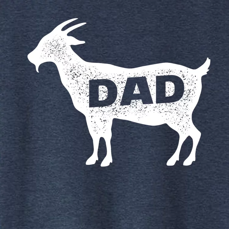 Dads The GOAT Women's Crop Top Tee