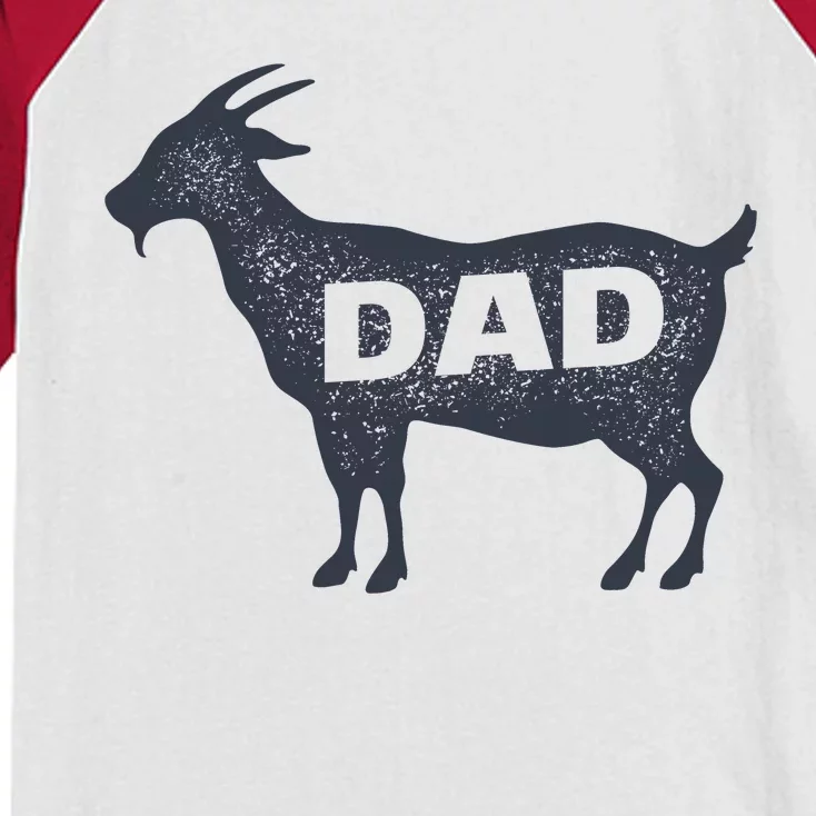 Dads The GOAT Kids Colorblock Raglan Jersey