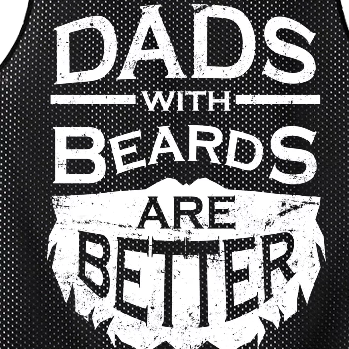 Dads With Beards Are Better Mesh Reversible Basketball Jersey Tank