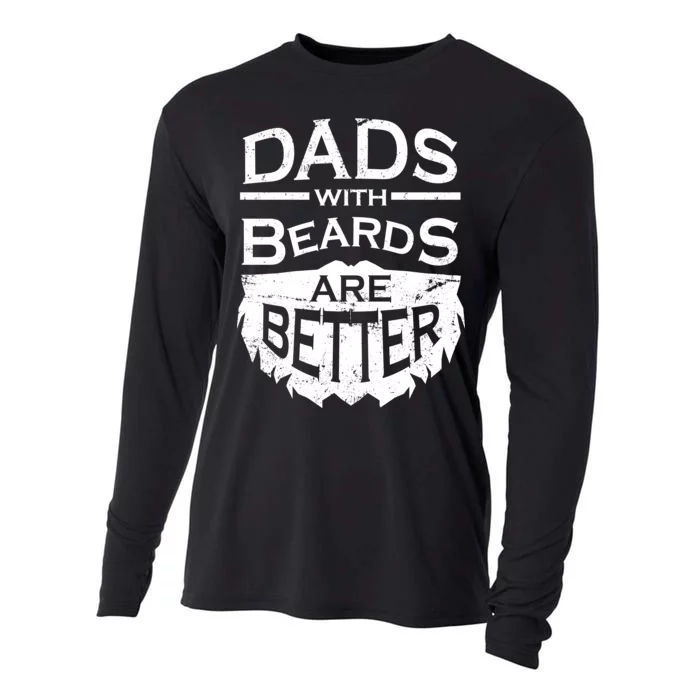 Dads With Beards Are Better Cooling Performance Long Sleeve Crew