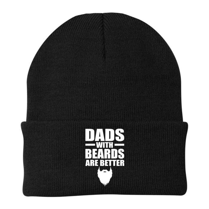 Dads With Beards Are Better Funny Knit Cap Winter Beanie