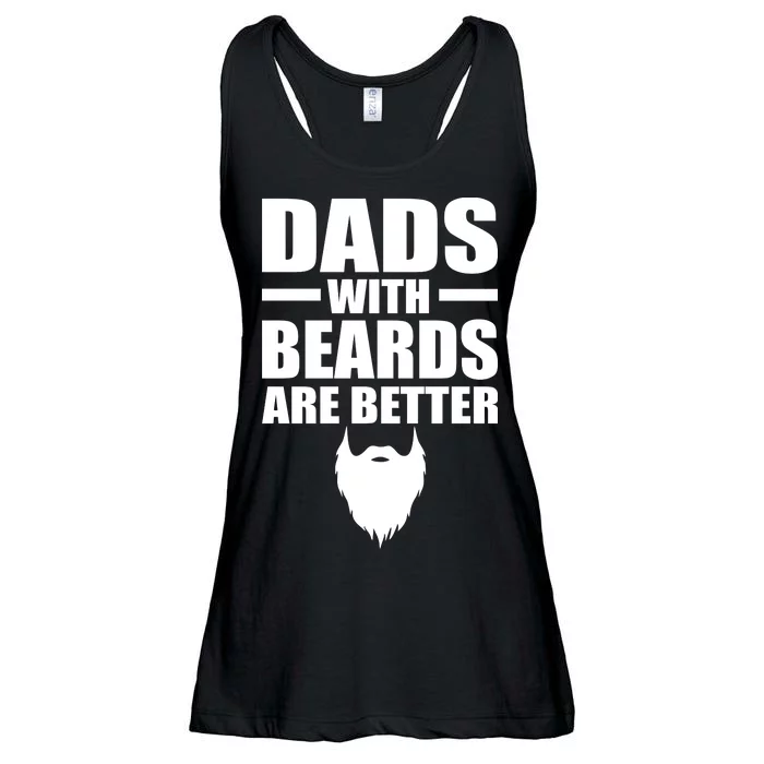 Dads With Beards Are Better Funny Ladies Essential Flowy Tank