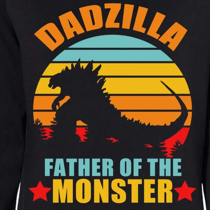 Dadzilla Father Of The Monsters Womens California Wash Sweatshirt