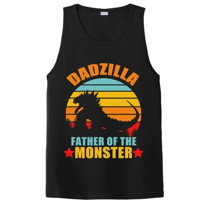 Dadzilla Father Of The Monsters Performance Tank