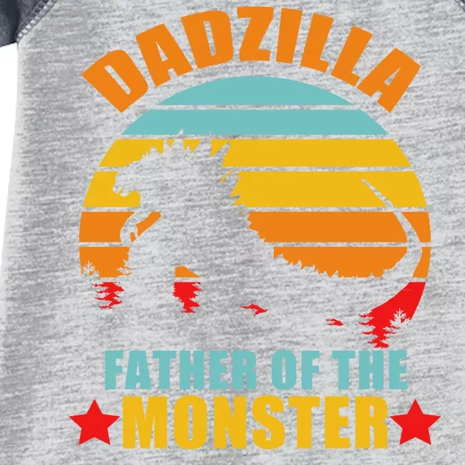 Dadzilla Father Of The Monsters Infant Baby Jersey Bodysuit