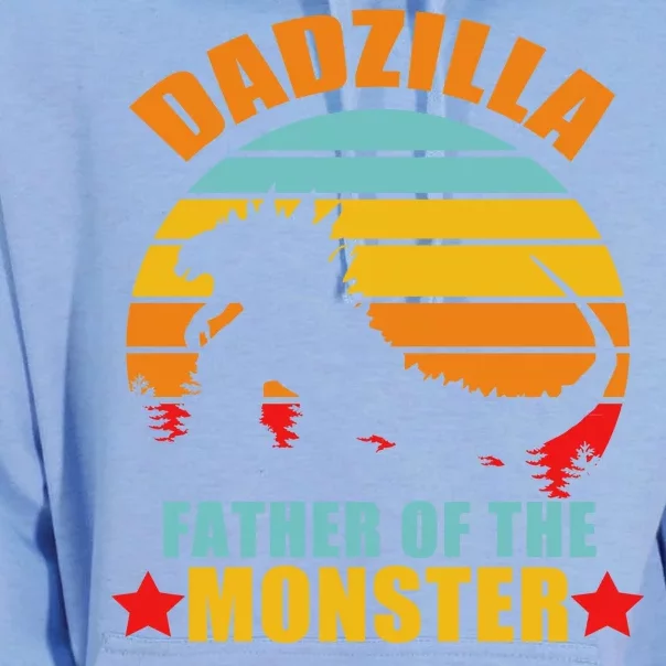 Dadzilla Father Of The Monsters Unisex Surf Hoodie