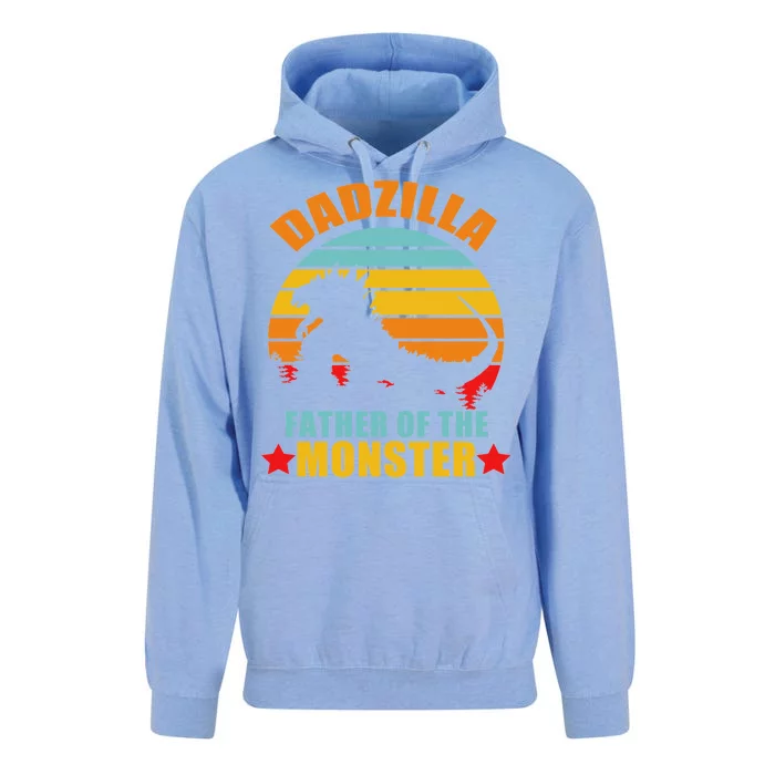 Dadzilla Father Of The Monsters Unisex Surf Hoodie