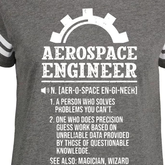 Definition Aerospace Engineer Aerospace Engineer Enza Ladies Jersey Football T-Shirt