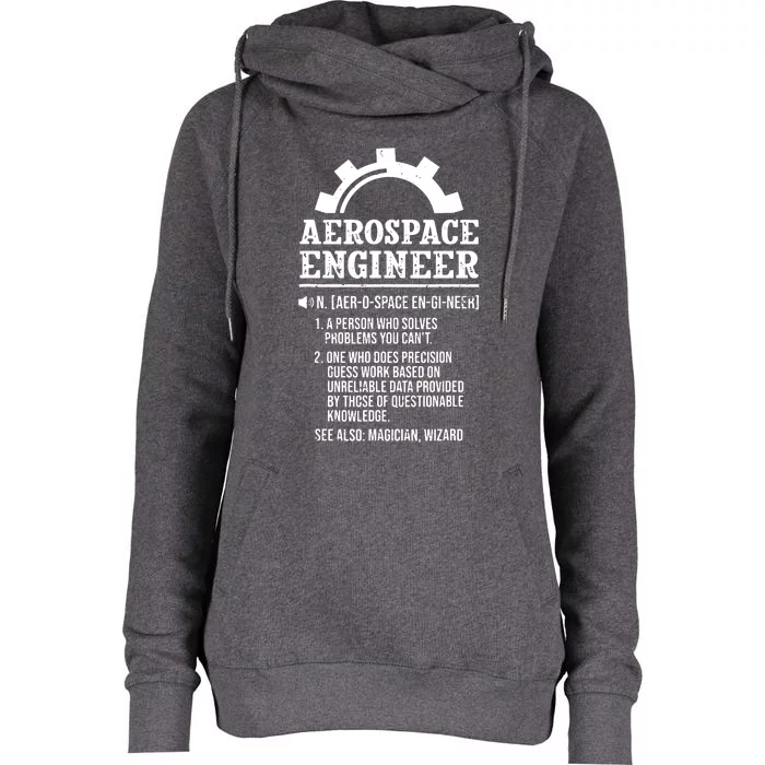 Definition Aerospace Engineer Aerospace Engineer Womens Funnel Neck Pullover Hood