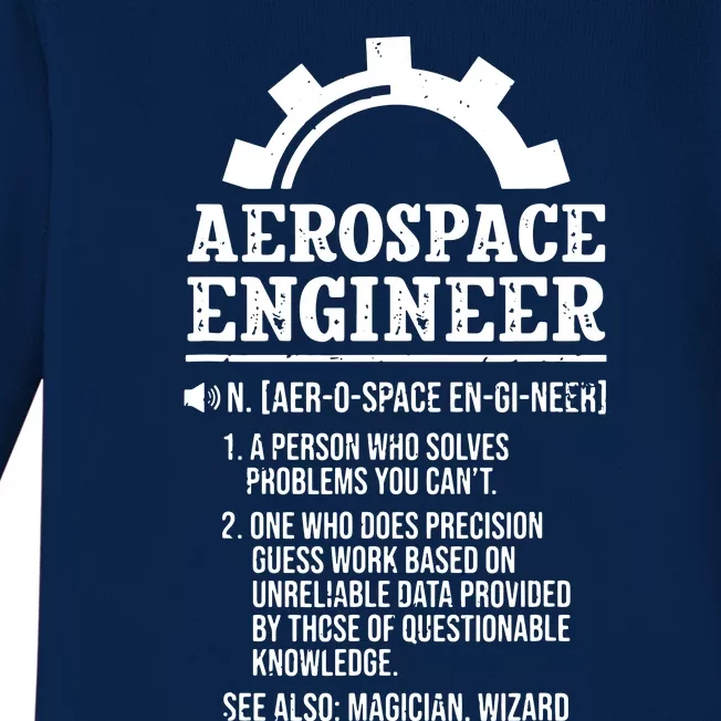 Definition Aerospace Engineer Aerospace Engineer Baby Long Sleeve Bodysuit