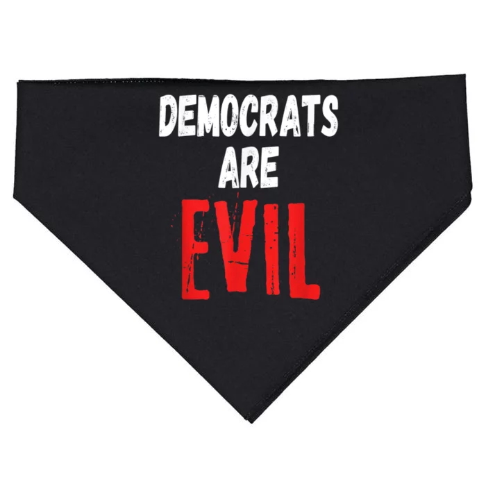 Democrats Are Evil, Impeach Nancy Pelosi, Anti Adam Schiff USA-Made Doggie Bandana